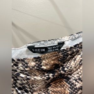 Shein Snake Print Bodysuit